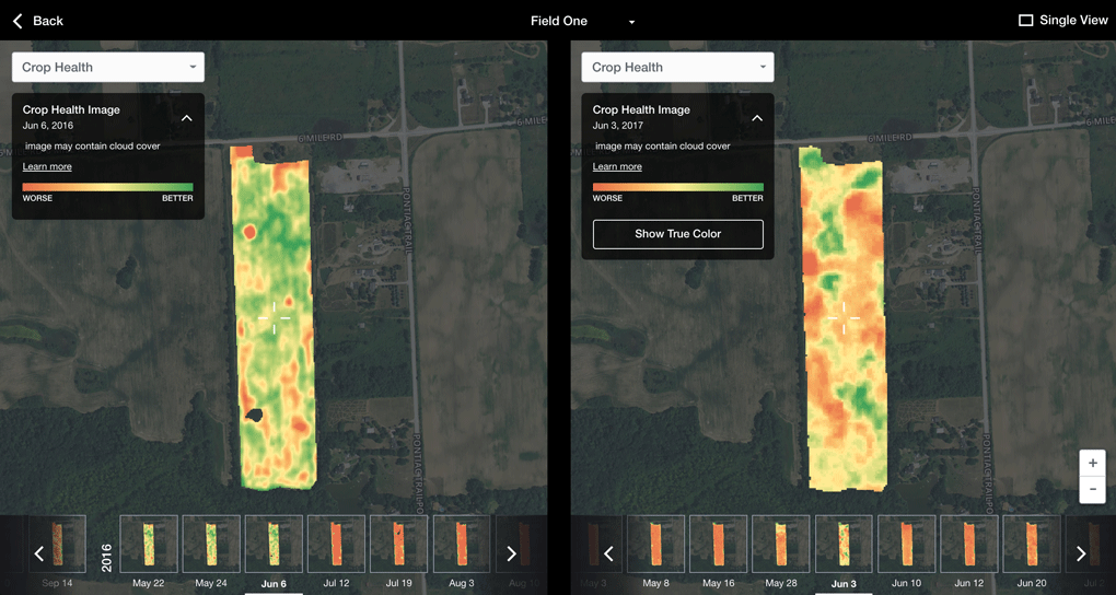 FarmLogs Field Data Explorer